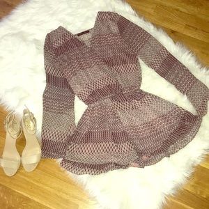 Long sleeve romper from Honey Punch